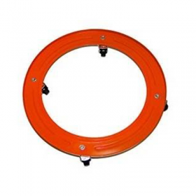 MC Broncinox 10118 Soporte metalico Bombona Ruedas metal 30X4X30 Cm