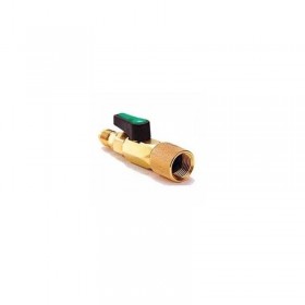 MC Conector Valvula Bola 3/8H x 1/4M Sae Llave Paso Gas Refrigerante