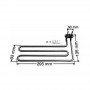 MC Resistencia Lavavajillas Indesit Ariston 1800w 230v