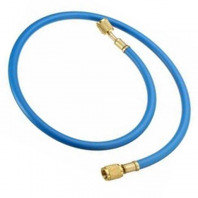 MC 1 Manguera Azul Carga Gas Refrigerante 1/4 x 1/4 90Cm