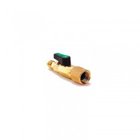 MC Conector Valvula Bola 1/4H x 3/8M Sae Llave Paso Gas Refrigerante