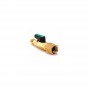 MC Conector Valvula Bola 1/4H x 3/8M Sae Llave Paso Gas Refrigerante