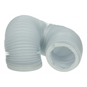 MC Tubo Evacuacion vapor Secadora 3000x90mm Blanco Flexible