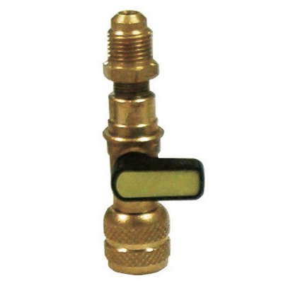 MC Conector Valvula Bola 1/2 16 Acme F x 1/216 Paso Llave Refrigerante
