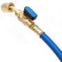 MC 1 Manguera Azul Con LLave Carga Gas Refrigerante 1/4 x 5/16 150Cm R410 R32