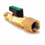MC Conector Valvula Bola 1/4H x 5/16M Sae Llave Paso Gas Refrigerante