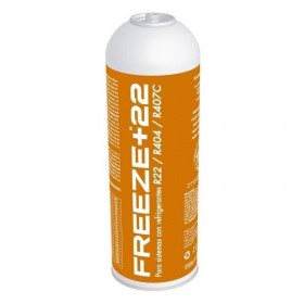 MC 1 Botella Gas Ecologico Refrigerante Freeze +22 400Gr Organico Sustituto R22, R404, R407C