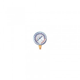 MC Manometro Baja Presion 80mm Rosca 1/8 R417, R422C, R422D Sin Puente