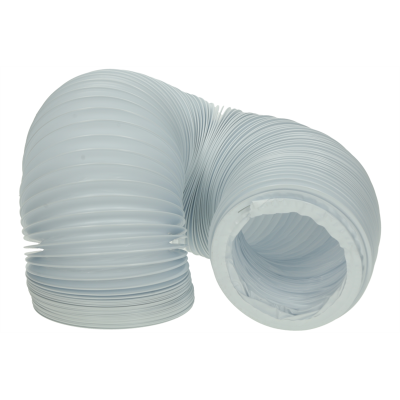 MC Tubo Evacuacion Vapor Secadora 3000x80mm Blanco Flexible