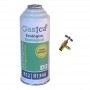 MC 1 Botella Gas Ecologico Gasica D2 226g + Valvula Sustituto R12, R134A Freeze Organico