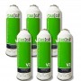 MC 6 Botellas Gas Ecologico Gasica V2 255Gr Sustituto R22, R32, R407C, R410A Freeze Organico