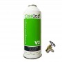MC 1 Botella Gas Ecologico Gasica V2 255Gr + Valvula Sustituto R22, R32, R407C, R410A Freeze Organico