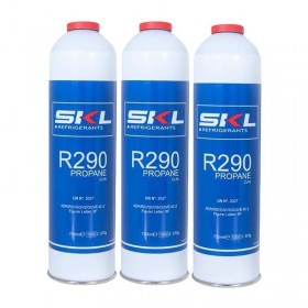 MC 3 Botellas Gas Refrigerante R290 370Gr Propano