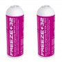 MC 2 Botellas Gas Ecologico Refrigerante Freeze Organico +32 350Gr Sustituto R32, R410A