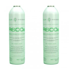 MC 2 Botellas Gas Refrigerante R600 420Gr Isobutano