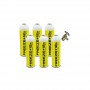 MC 6 Botellas Gas Ecologico Refrigerante Freeze +12a 420Gr + Valvula Organico Sustituto R12, R134A