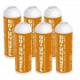 MC 6 Botellas Gas Ecologico Refrigerante Freeze +22 400Gr Organico Sustituto R22, R404, R407C