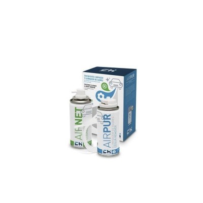 MC Airnet + Airpur LimpiadorEliminador Olores En Sistemas Aire Acondicionado Coche