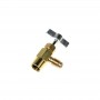 MC Valvula Llave Gasica YF,  D2 y V2 Hembra 12X1, 5 Roscar Derecha X 1/4 Sae Macho