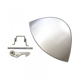 MC Cierre Maneta Puerta Lavadora Ariston Indesit 076583 Plata Silver