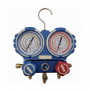 MC Manometro Analizador 2 Vias Aluminio Anticolision 80mm Con Visor R410A, R407C, R404, R134