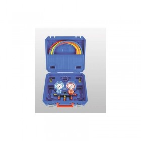 MC Maletin Manometro Analizador+ Kit Mangueras 150cm R22, R410, R404A, R410A, R407C
