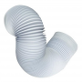 MC Tubo Evacuacion Vapor Secadora 6000x100mm Blanco Flexible
