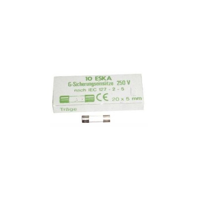 MC Fusible Microondas Standard 5x20mm 10A Caja 10 Unidades Ceramico