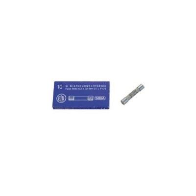 MC Fusible Microondas Standard 6,3x32mm 6.3A Caja 10 Unidades Ceramico
