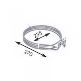 MC Resistencia Horno Industrial Diametro 235mm 2X1800w 230v