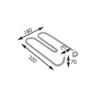 MC Resistencia Plancha Cromoplancha 1000w 380v