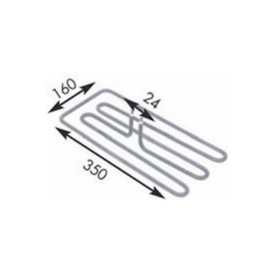 MC Resistencia Plancha Cromoplancha 2500w 230v