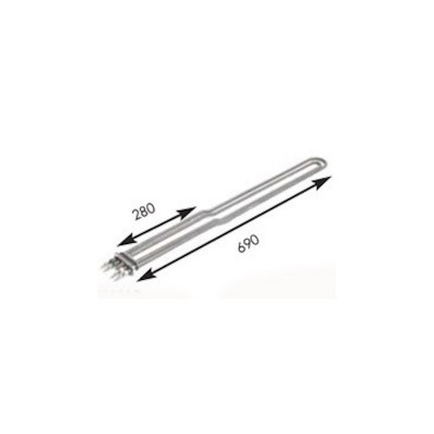 MC Resistencia Girbau 321018 L-690 mm + Termofusible 7200w 230v