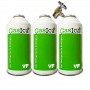 MC 3 Botellas Gas Ecologico Gasica YF 171gr + Valvula Sustituto R1234YF Freeze Organico