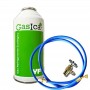 MC 1 Botella Gas Ecologico Gasica YF 171gr + Valvula + Manguera Sustituto R1234YF Freeze Organico