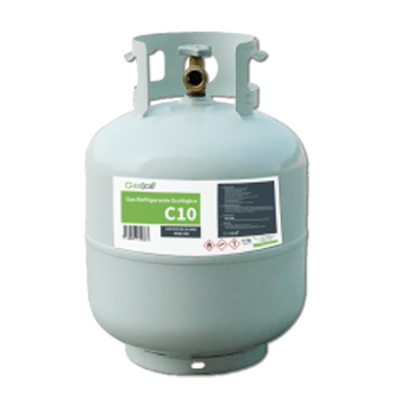 MC 1 Botella Gas Ecologico Gasica C10 5,5Kg R410A Y R32 Eqivalencia 11Kg freeze