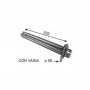 MC Resistencia Lavaplatos Comenda 7600w 220v