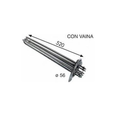 MC Resistencia Lavaplatos Comenda 14000w 230v