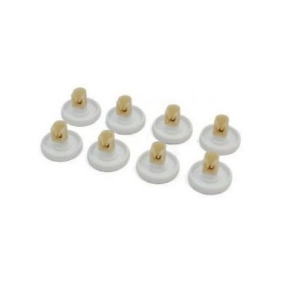MC Kit Rueda Lavavajillas Zanussi Inferior Blanca 8Pcs