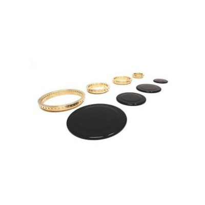 MC Kit Tapas + Base Quemador 4 Unidades Teka Serie 1 87Mm, 60Mm, 60Mm, 42Mm