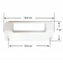 MC Tirador Puerta Frigorifico Zanussi Blanco Recto 50215279006
