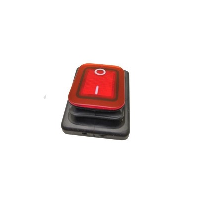 MC Interruptor Bipolar Luminoso Rojo Lavaplatos Industrial Standard