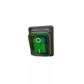MC Interruptor Bipolar Luminoso Verde Lavaplatos Industrial Standard
