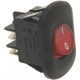MC Interruptor Bipolar Luminoso Rojo 16A 250v Standard