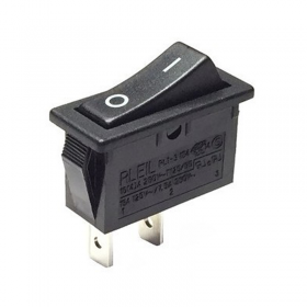 MC Interruptor Unipolar Negro 16A 250v Standard