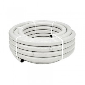 MC Tubo Drenaje Pvc A/A 20x16 Blanco 25 Metros