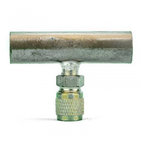 MC Manguito Cobre 5/8 Soldar Union Con Valvula Obus Tapon