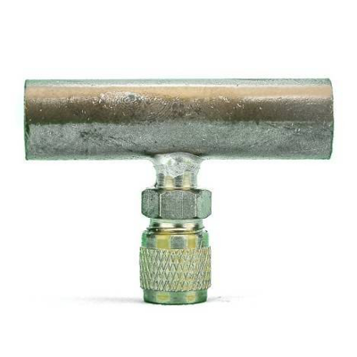 MC Manguito Cobre 5/8 Soldar Union Con Valvula Obus Tapon