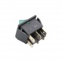MC Interruptor Bipolar Luminoso Verde 25x31mm 6 faston Standard