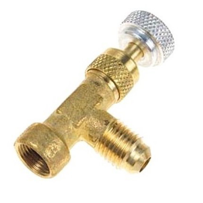 MC Valvula Servicio Envase Gas R600 Isobutano Metalica 7/16 H x 1/4 M Sae